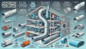 Read more about the article What are the key considerations when selecting ventilation ducting supplies for an HVAC system