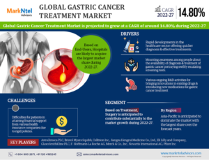 Read more about the article Global Gastric Cancer Treatments Market Trends and Analysis – Opportunities and Challenges for Future Growth (2022 – 2027)