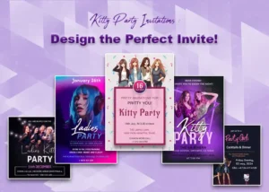 Read more about the article Superb Kitty Party Invitation Card Maker