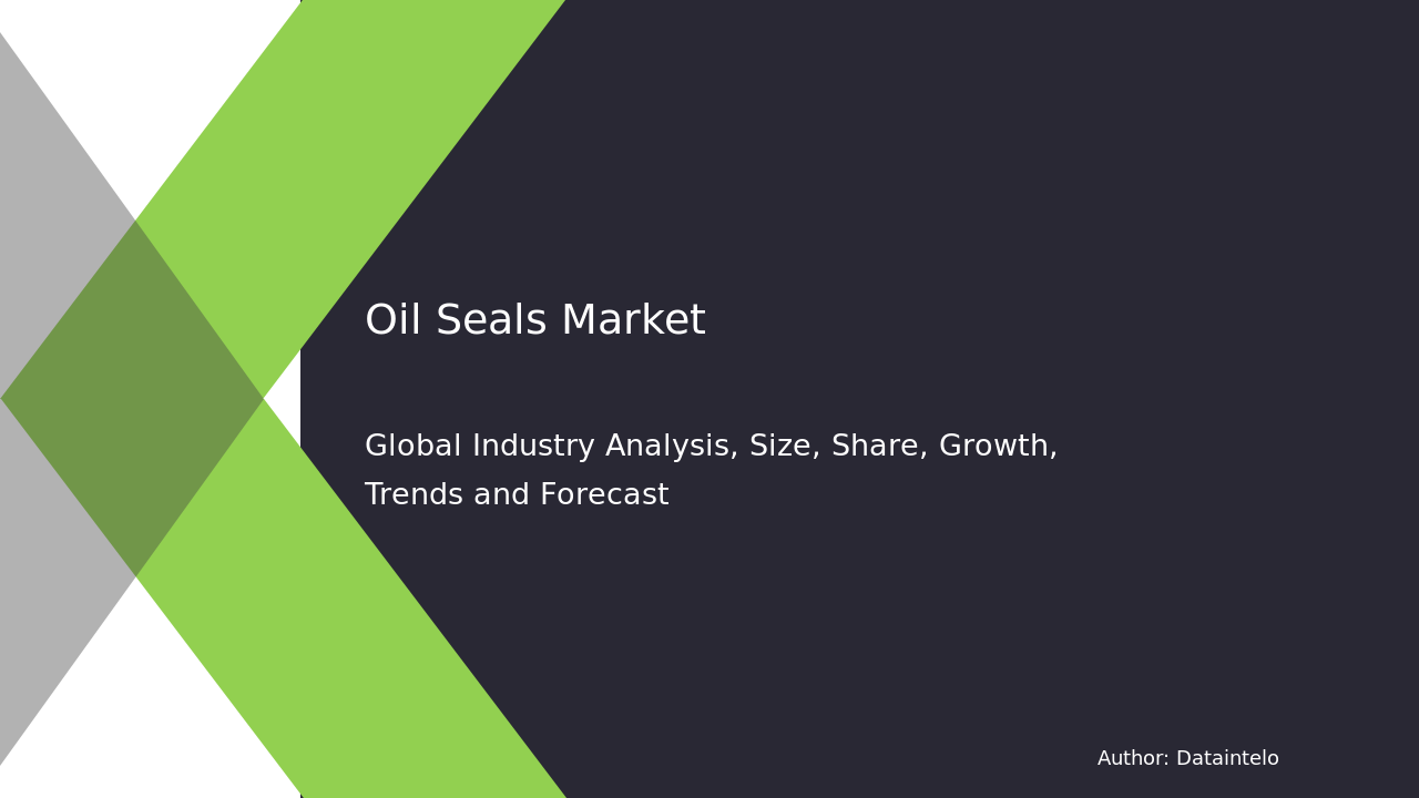 You are currently viewing Oil Seals Market Future Trends: Size & Share Analysis 2032