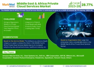 Read more about the article Middle East & Africa Private Cloud Services Market Size, Share, Growth Insight – 28.77% Estimated CAGR Growth By 2028