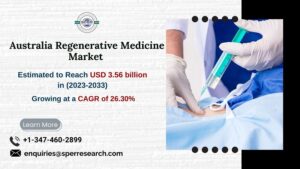 Read more about the article Australia Regenerative Medicine Market Size, and Share, Growth, Rising Trends, Revenue, Key Manufacturers, Challenges, Future Opportunities and Forecast till 2033: SPER Market Research