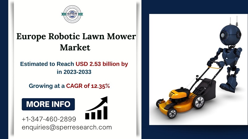 Read more about the article Europe Robotic Lawn Mower Market Size, Revenue, Rising Trends, Growth Drivers, Key Players, Challenges, Future Investment and Forecast till 2033: SPER Market Research