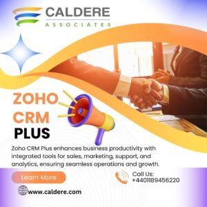 Read more about the article Streamline Your UK Operations with Zoho CRM Plus by Caldere