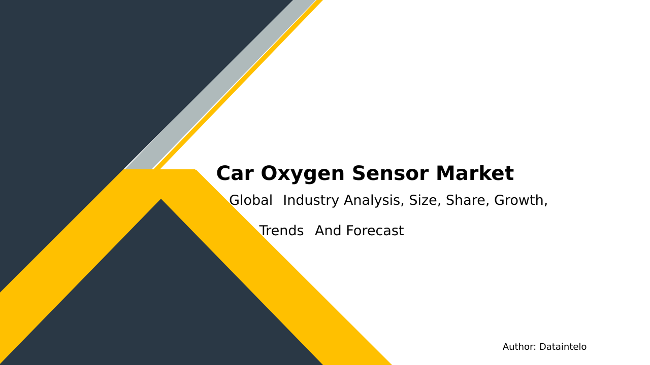 Read more about the article Dataintelo’s Car Oxygen Sensor Market Insights 2032