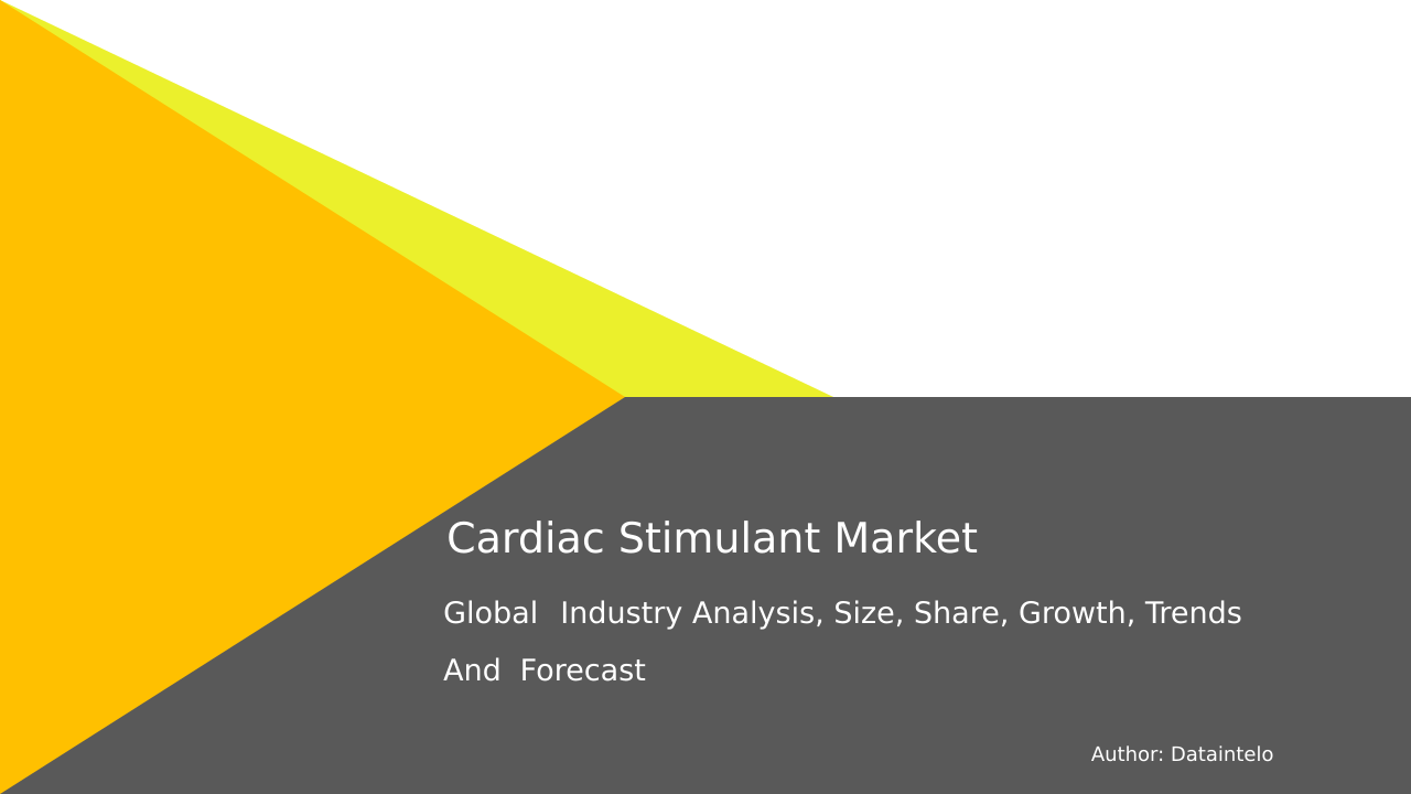 Read more about the article 2032 Cardiac Stimulant Market Insights and Forecast | Dataintelo