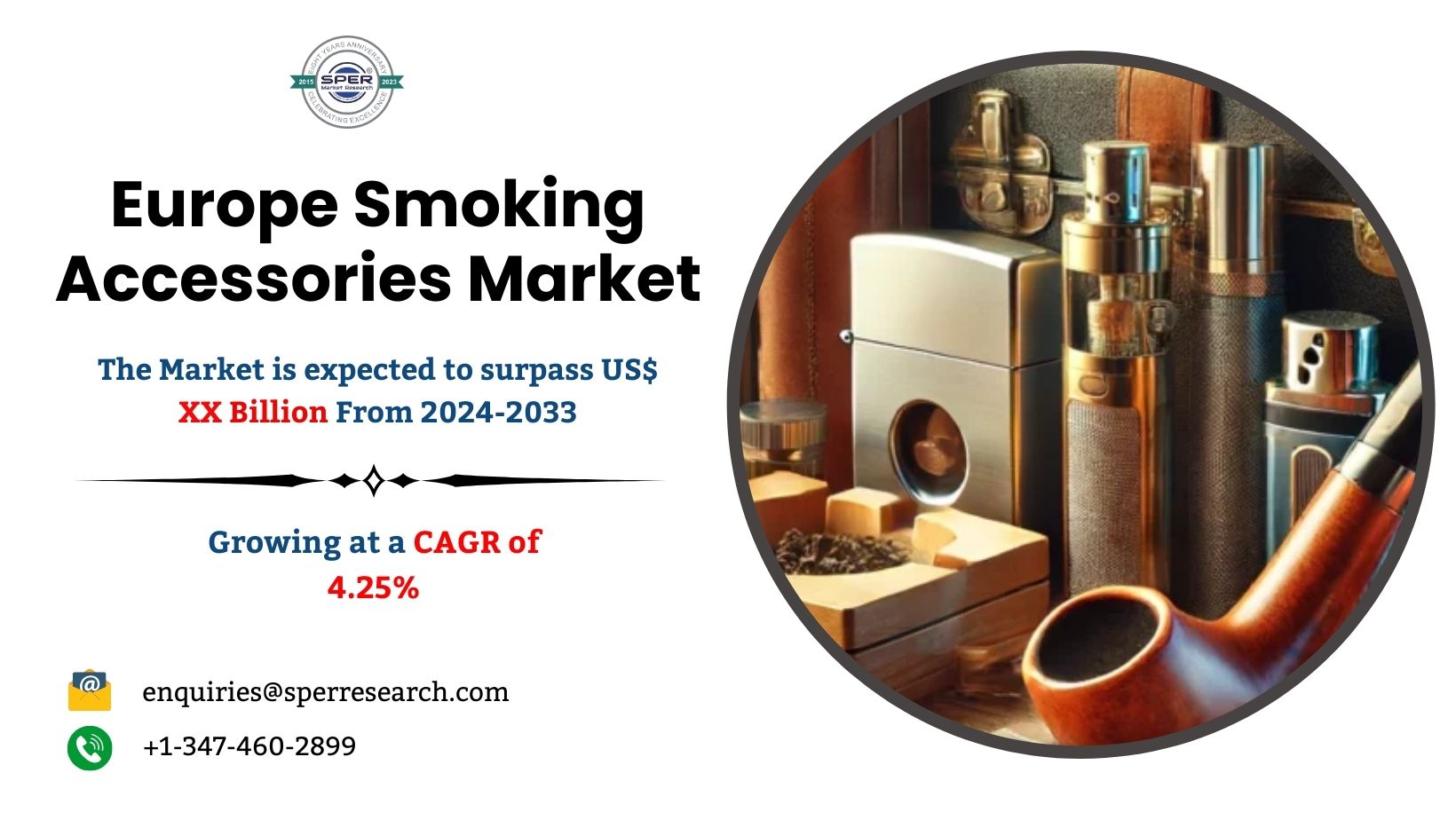 You are currently viewing Europe Smoking Accessories Market Size, Share, Trends Growth Report – (2033) Revenue, Demand, Key Players, Drivers, Challenges, CAGR Status and Future Competition: SPER Market Research