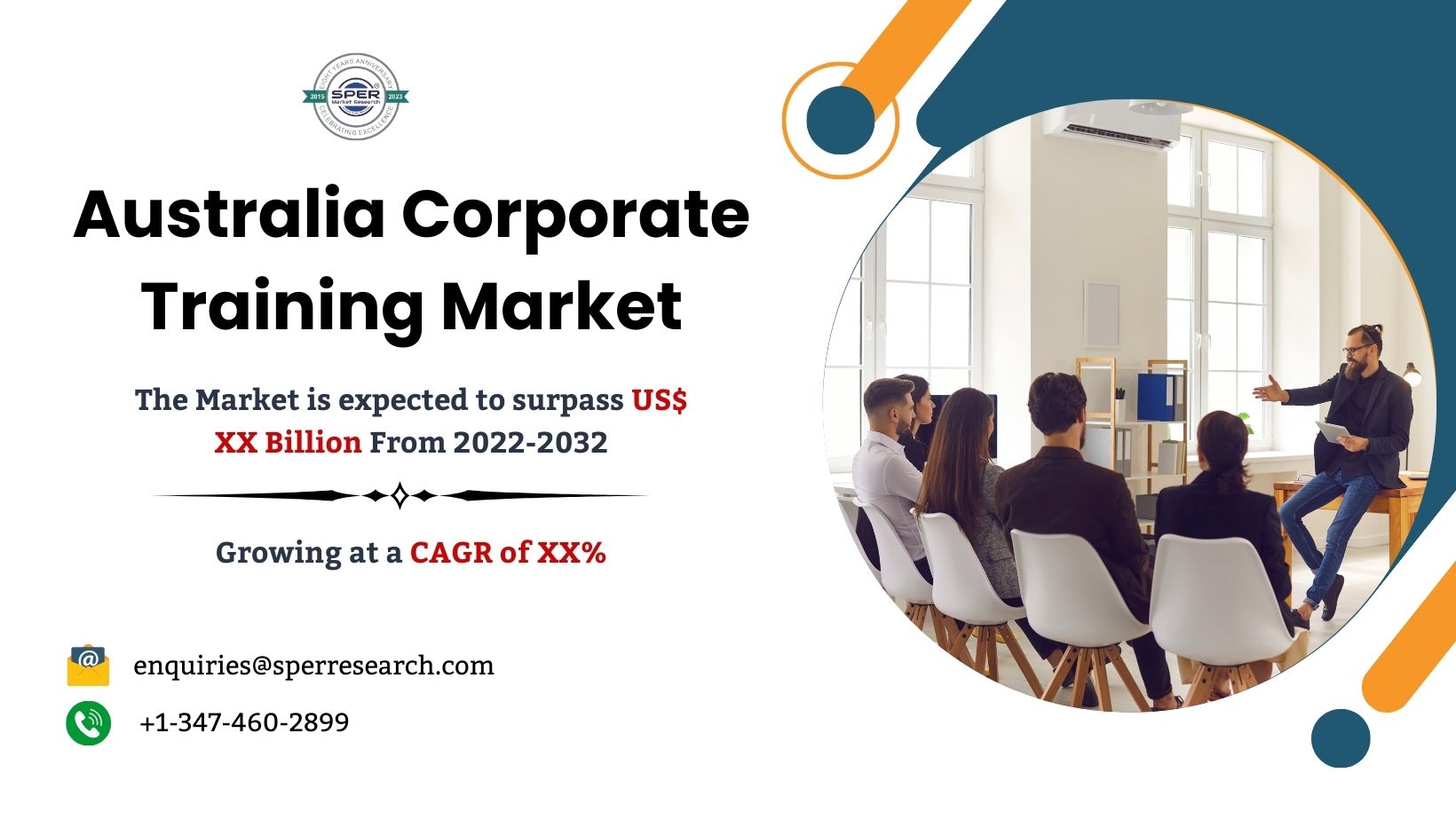 Read more about the article Australia Corporate Training Market Share, Trends, Revenue, Competition, Growth Drivers, Challenges, CAGR Status and Business Opportunities Till 2032: SPER Market Research