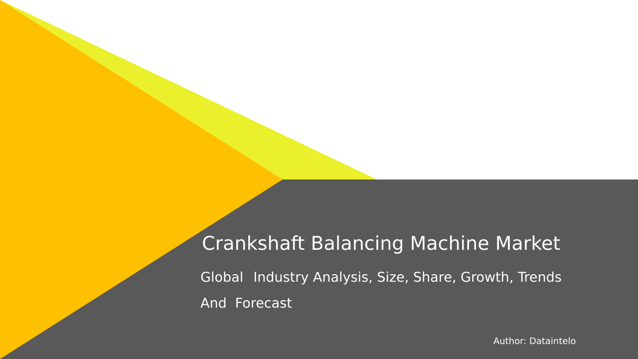 Read more about the article Crankshaft Balancing Machine Market: Size, Share & Industry Growth Insights 2032