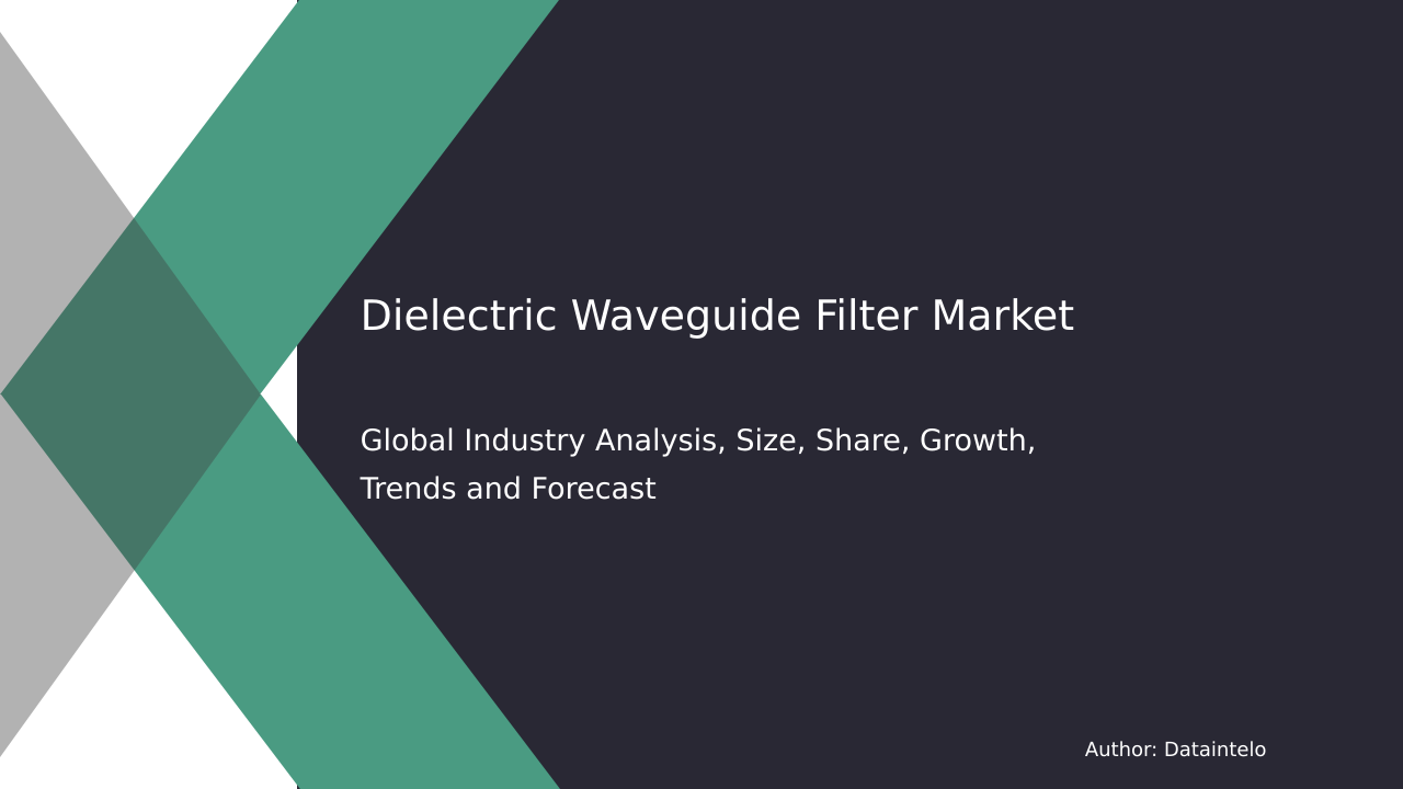 Read more about the article 2032 Dielectric Waveguide Filter Market Dynamics: Size, Share, and Trends