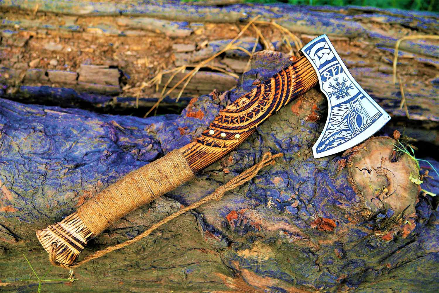 You are currently viewing Handmade Viking Axe | Kitchen Knive Set