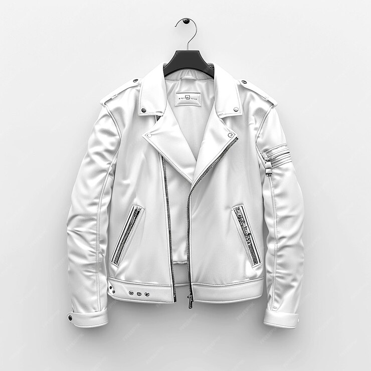 Read more about the article The Timeless Allure of the White Leather Jacket