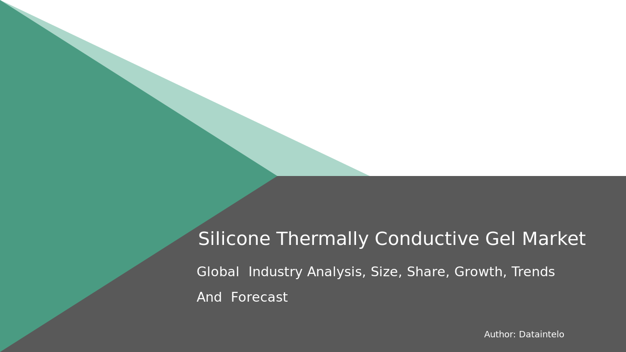 You are currently viewing Silicone Thermally Conductive Gel Market Research: Comprehensive 2032 Overview