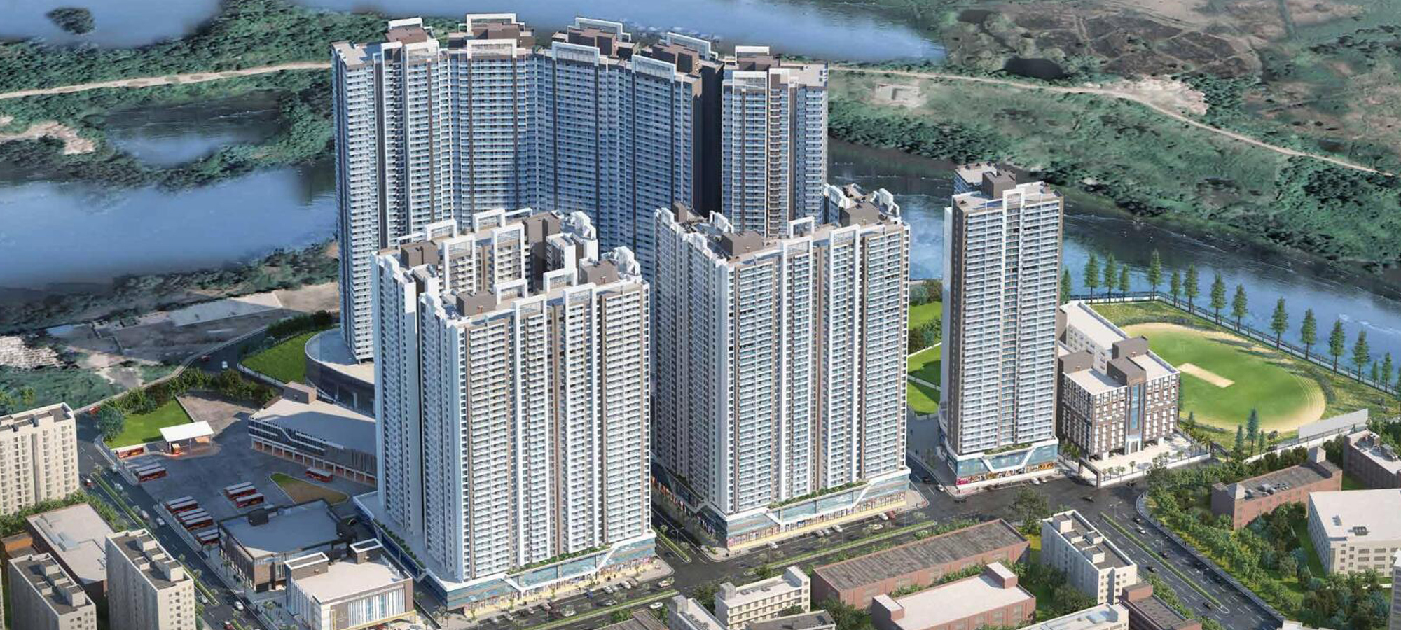 You are currently viewing Grand Kausa City Mumbra 1 & 2 BHK Luxury Apartments in 23 Acres, Thane