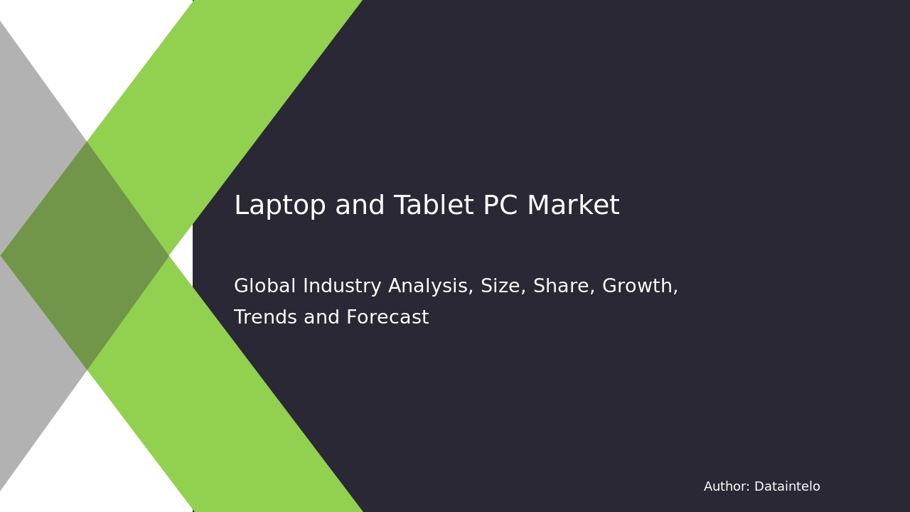 Read more about the article Laptop and Tablet PC Market Overview: Size & Share 2032