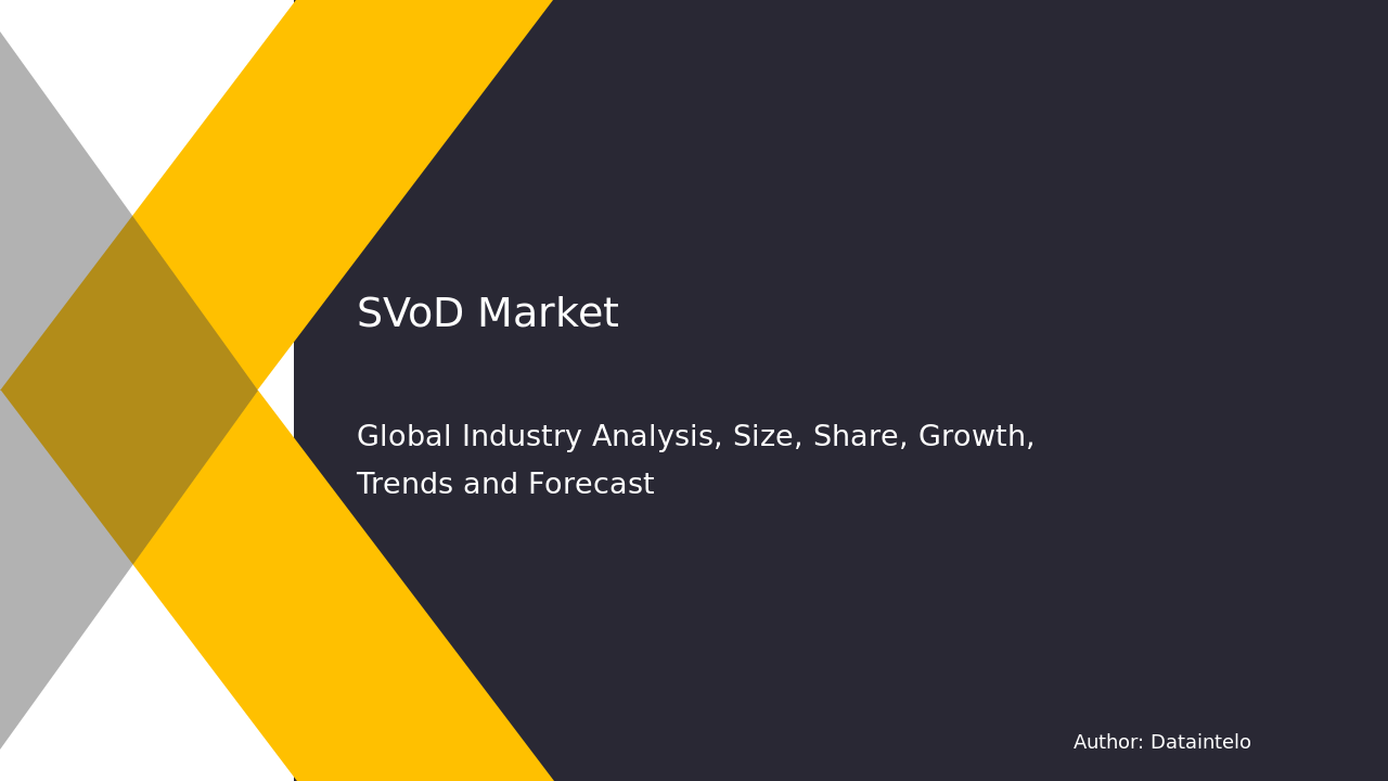 Read more about the article SVoD Market Report: Insights, Trends & Forecast 2032