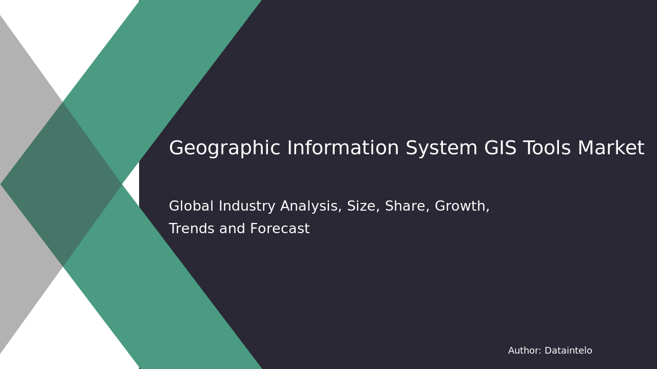 You are currently viewing GIS Tools Market Competitive Landscape, Key Insights, and Forecast 2032