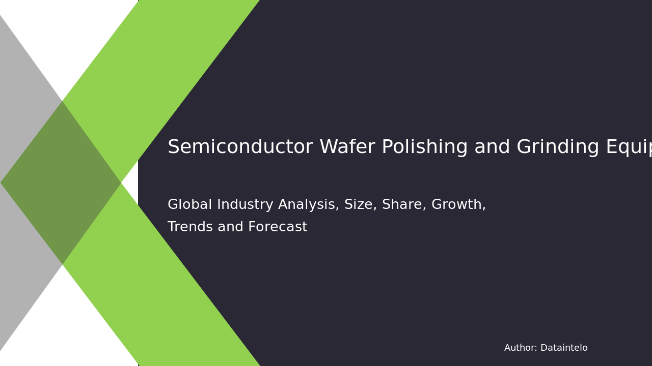 You are currently viewing High-Precision Semiconductor Wafer Grinding Equipment Market 2032